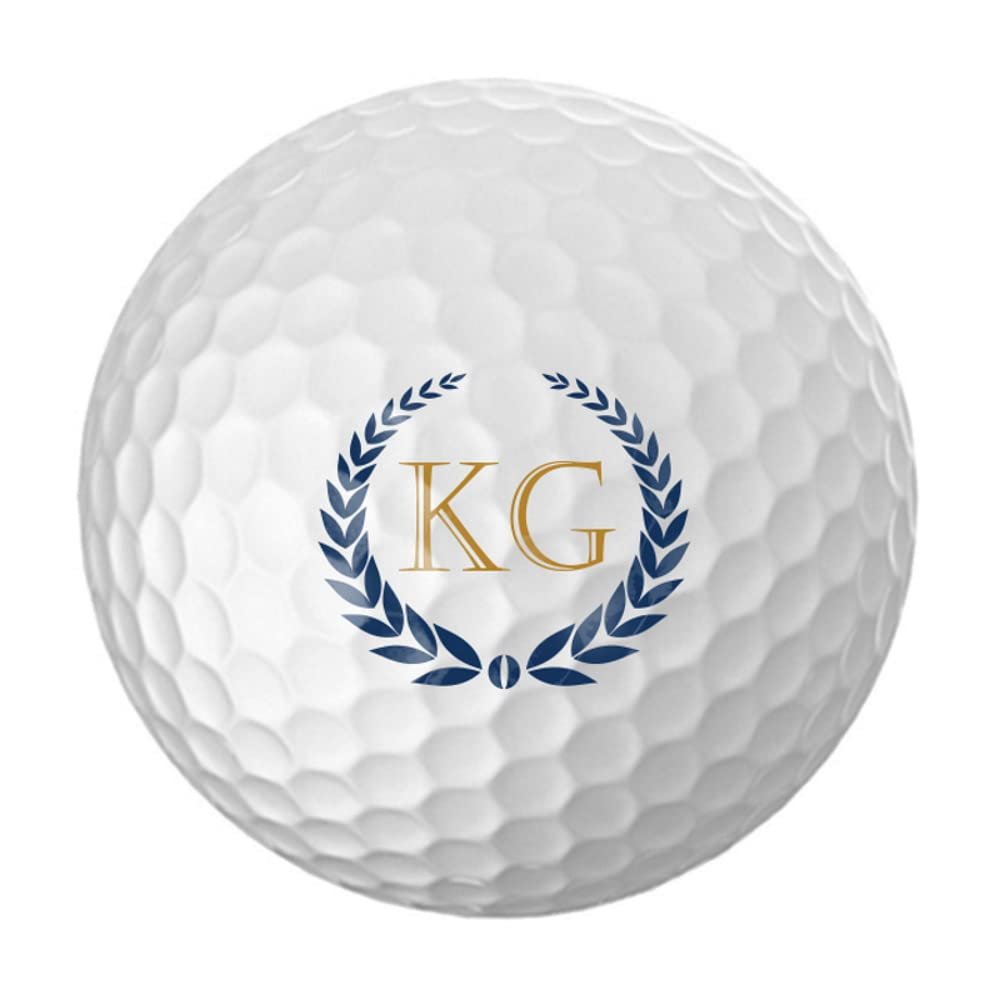 Personalized Golf Balls - Logo Golf Balls - Custom Golf Balls - Monogrammed Golf Balls (12 Balls, GB-98)