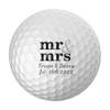 Personalized Wedding Party Logo Golf Balls - Custom Monogrammed (12 Balls, Mr & Mrs) view 1