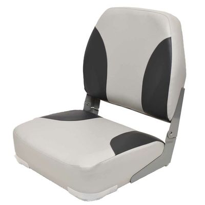 Boat Folding Fishing Seat 75102GC | 20 x 18 x 16 Inch Gray Charcoal