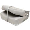 Boat Folding Fishing Seat 75102GC | 20 x 18 x 16 Inch Gray Charcoal view 2