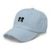 Border Collie hat, Embroidered Unisex hat, Border Collie Gifts, for Women and Men, Border Collie Dog mom dad hat. Light Blue view 3