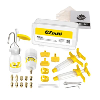 Letgoing Mountain Bike Hydraulic Disc Brake DOT Mineral Oil Bleed Kit for AVID Formula Hanyes Echo Shimano Tekro HS33 Magura Nutt (2022 STD)