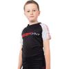 Tatami Fightwear Kid's Uncover Short Sleeve Rashguard - Large - Black view 3