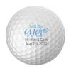 Personalized Wedding Party Custom Logo Golf Balls - Best Day Ever (12 Balls) view 1