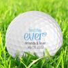Personalized Wedding Party Custom Logo Golf Balls - Best Day Ever (12 Balls) view 2
