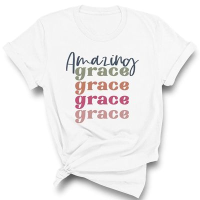 Amazing Grace Shirt Unisex 3X-Large White