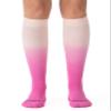 Comrad Nylon Knee High Socks - 15-20mmHg Graduated Compression Socks, (Wide Calf Large, Berry Ombre) - Unisex, 1 Pack view 1