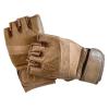 Victorbudo MMA Gloves Grappling Sparring Heavy Bag Boxing Gloves for Men, Maya Hide Leather Boxing Gloves Martial Arts Training Half Finger Adjustable Kickboxing Punching Gloves (Open Pam, S) view 4