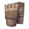 Victorbudo MMA Gloves Grappling Sparring Heavy Bag Boxing Gloves for Men, Maya Hide Leather Boxing Gloves Martial Arts Training Half Finger Adjustable Kickboxing Punching Gloves (Close PalmS) view 1