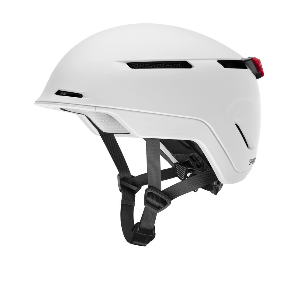 SMITH Dispatch Cycling Helmet  Adult Road Bike + E-Bike Helmet with MIPS Technology + Koroyd Coverage  Lightweight Impact Protection for Men & Women  Integrated Rear Light  Matte White, Small