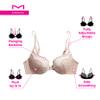 Maidenform Women's Underwire Demi Bra, Best Push-Up Bra, Smoothing Lace-Trim Bra with Push-Up Cups view 4