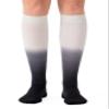 Comrad Nylon Knee High Socks - 15-20mmHg Graduated Compression Socks, (Medium, Black Ombre) - Soft & Breathable Support Socks for Men, Pregnant Women, Nurses, Home, Work, & Travel view 1