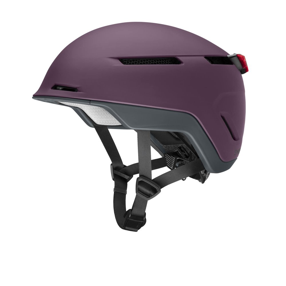 SMITH Dispatch Cycling Helmet  Adult Road Bike + E-Bike Helmet with MIPS Technology + Koroyd Coverage  Lightweight Impact Protection for Men & Women  Integrated Rear Light  Matte Amethyst, Small