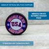 USA Hockey Miracle on Ice 1980 Lake Placid Olympics Hockey Puck | Made by Inglass - Official NHL Puck Supplier | Officially Licensed (US2405) view 2
