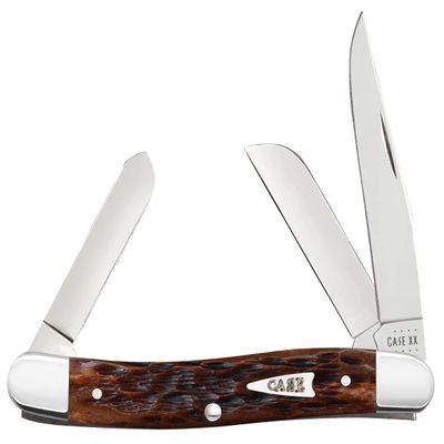 Case Cutlery CA42651: Medium Stockman Peach Seed