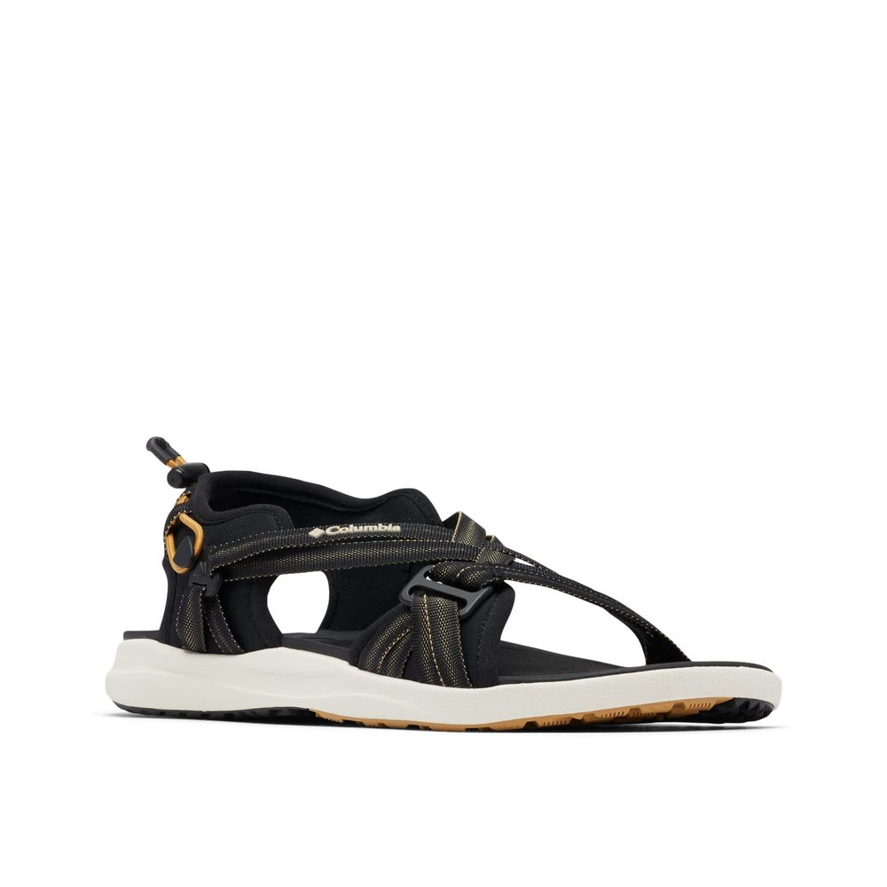 Columbia Womens Sport Sandal, Black/Dark Stone, 6