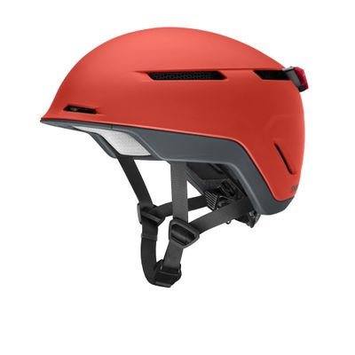 SMITH Dispatch Cycling Helmet  Adult Road Bike + E-Bike Helmet with MIPS Technology + Koroyd Coverage  Lightweight Impact Protection for Men & Women  Integrated Rear Light  Matte Poppy, Small