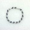 Faship Gorgeous Marquise Dark Blue Clear CZ Crystal Tennis Bracelet - Dark Blue/Clear view 3