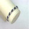 Faship Gorgeous Marquise Dark Blue Clear CZ Crystal Tennis Bracelet - Dark Blue/Clear view 4
