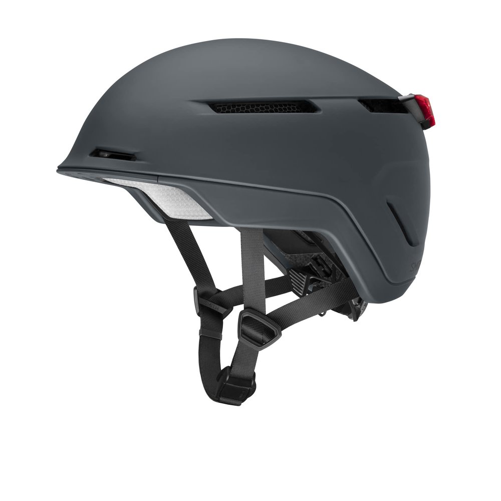 SMITH Dispatch Cycling Helmet  Adult Road Bike + E-Bike Helmet with MIPS Technology + Koroyd Coverage  Lightweight Impact Protection for Men & Women  Integrated Rear Light  Matte Slate, Small