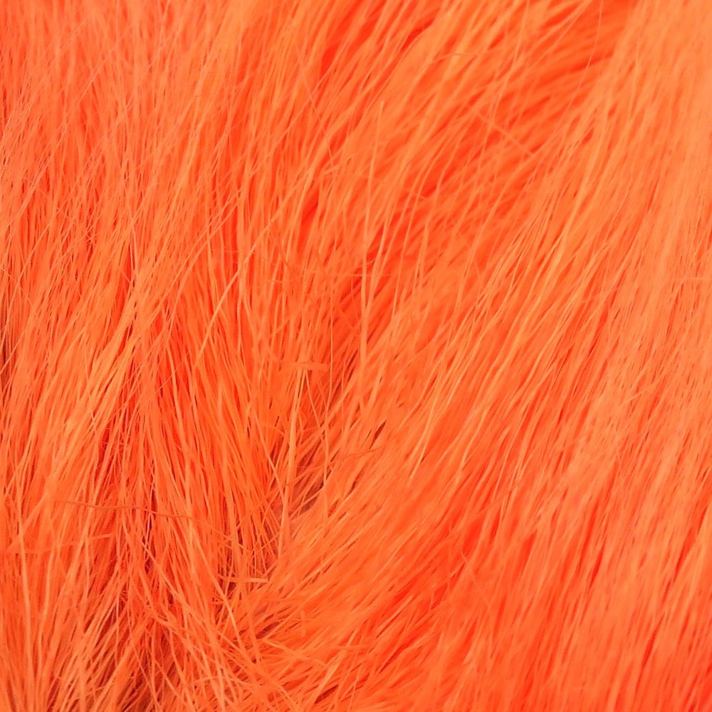 Hareline Fly Tying Deer Belly Hair Dyed from White - Shrimp Pink