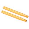 Pilipane Bikes foresta Valve Extender Tire Inflator Hose Adapter for, 2Pcs 2 4inch Aluminum Alloy foresta Valve Adaptor, Inflate Tire Using Standard Bikes Pump(Gold) Tire Inflator Ho view 4