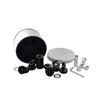 SUOFEILAIMU 608RS Lubricate Speed Bearing Inline Speed Skates Bearing 608 Roller Bearings Race Spacer 4mm Wrench Chrome Steel 6-Beads (Color : 1set Bearings) view 1