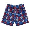 Aflyko 4th of July Board Shorts Doodle Stars Blue Red White Boys Girls Swim Trunk Beach Swimwear view 2