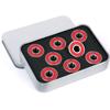 SUOFEILAIMU 8PCS 608Rs Two-Sided Pre-Lubricated Full Steel Skate Bearings for Inline Skates Skateboard Scooter Caster Board (Color : Red) view 3