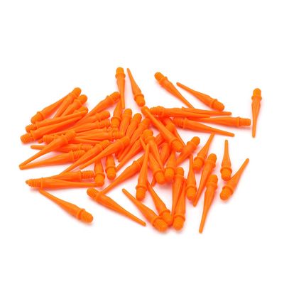 CUESOUL Touch-Point Soft Tips Dart Point 2BA Standard Screw Thread,Soft Tip Point Orange Durable Use