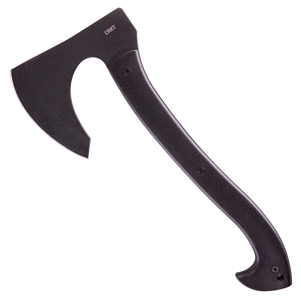 CRKT Skeggox Axe: SK-5 Plain Edge Blade, Glass-Reinforced Nylon Handle, Durable Thermoplastic Sheath, 2917