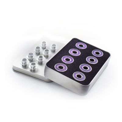 SUOFEILAIMU 16PCS ILQ-11 Chrome Steel 608 Inline Skating Bearing for High Power Slide Speed Track Racing Quiet 608rs Bearings