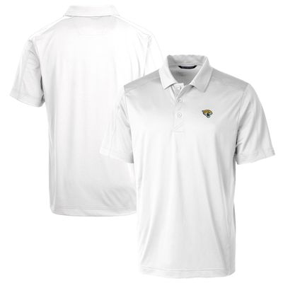 Cutter & Buck Men's White Jacksonville Jaguars Prospect Textured Stretch Polo
