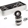SUOFEILAIMU 8pcs 608RS Chrome Steel Beads Skateboard Dedicated Bearings ABEC-9 Longboard -Wheel -Dancing Board Bearing view 3