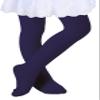 DIPUG Girls Navy Blue Tights Toddler Dance Footed Kids Ballet School Uniform Opaque Stockings 8 9 10 11 12 view 1