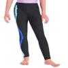 Jizyo Youth Girls Footless Athletic Leggings Yoga Sports Tights Gymnastic Running Workout Legging Pant Stretchy Pants Black 8 Years view 3