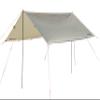 Captain Stag UA-1089 Tarp & Rector Tarp Set, 12.6 x 114.4 inches (320 x 290 cm), UV Protection, 6.6 ft (2,000 mm) Waterproof, For 2 to 3 People, Khaki Trekker view 1
