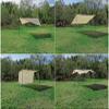 Captain Stag UA-1089 Tarp & Rector Tarp Set, 12.6 x 114.4 inches (320 x 290 cm), UV Protection, 6.6 ft (2,000 mm) Waterproof, For 2 to 3 People, Khaki Trekker view 4