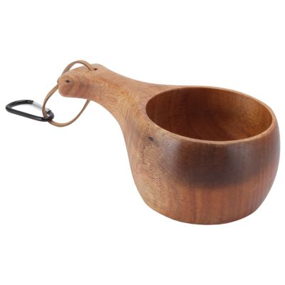 TOPINCN Coffee Cups Mugs Nordic Wooden Mug Outdoor Camping Hiking Drinking Cup Portable for Coffee Tea Milk Camping Mugs