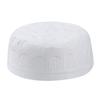 Beisto Men's Muslim Prayer Kufi Hat Skull Cap Islam Praying Beanie Caps Topi Ramadan Eid Gift White,L view 1