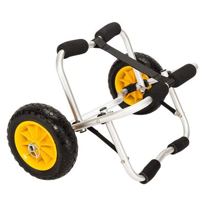 Ktaxon Kayak Cart, Boat Canoe Carrier Dolly Trailer Tote, Foldable Paddle Board Trolley Boat Trailer Transport with NO-Flat Airless Tires Wheels