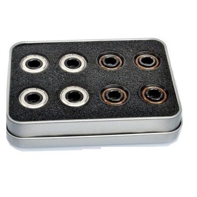 SUOFEILAIMU 16PCS 608zz Black Ceramic Non-Oil Inline Speed Skating Bearing ABEC7 ABEC9 ILQ9 ILQ11 608 High Speed Bearings