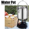 TOPINCN Pot Stainless Steel Camping Cookware Portable Hanging Water Pot Kettle Outdoor Camping Hiking Coffee Pot Kitchenware 1.2L view 2