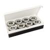 SUOFEILAIMU 8pcs 608 Skateboard Bearings for Skateboards Longboards Inline Skates Spinners view 1