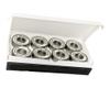 SUOFEILAIMU 8pcs 608 Skateboard Bearings for Skateboards Longboards Inline Skates Spinners view 2