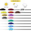 HiCycle2 Lenses Replacement for Oakley Holbrook Sunglass- Multiple Options (Alaska starry sky) view 4