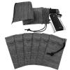 Sumind 6 Pcs 16 Inch Gun Sock Rust Silicone Gun Sleeve Fabric Waterproof Knit Socks Silicone Drawstring Closure for Tactical Accessories(Dark Gray) view 1