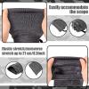 Sumind 6 Pcs 16 Inch Gun Sock Rust Silicone Gun Sleeve Fabric Waterproof Knit Socks Silicone Drawstring Closure for Tactical Accessories(Dark Gray) view 4