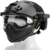 F22 PJ Tactical Fast Helmet, Detachable Mask and Goggles, Cosplay Tactical Riding Airsoft Full Face Protective Helmet view 1