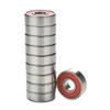 SUOFEILAIMU 10Pcs ABEC-9 608 Stainless Steel Red Bearings for High Performance Roller Skate Scooter Skateboard Wheel view 2